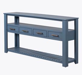 Blue console table