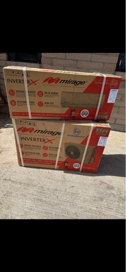 Mirage Inverter X Mini Splits BRAND NEW (Complete System) – Heat & Cool 220V 🥶🔥