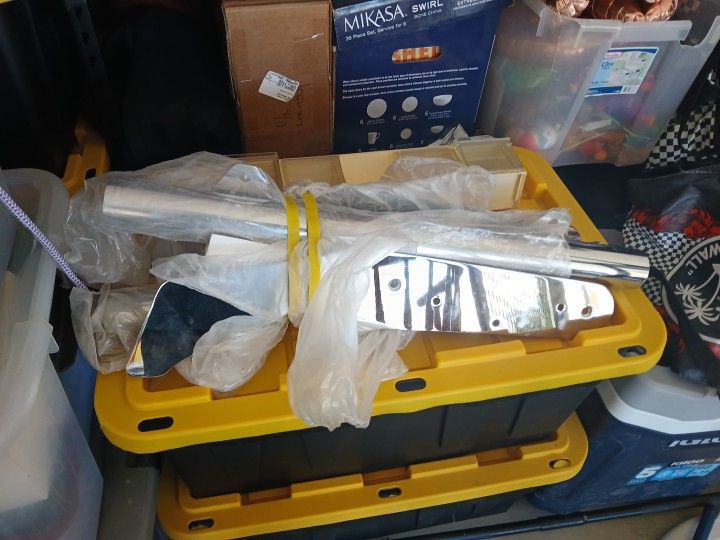 Brand New Front Brush Guard(chrome)
