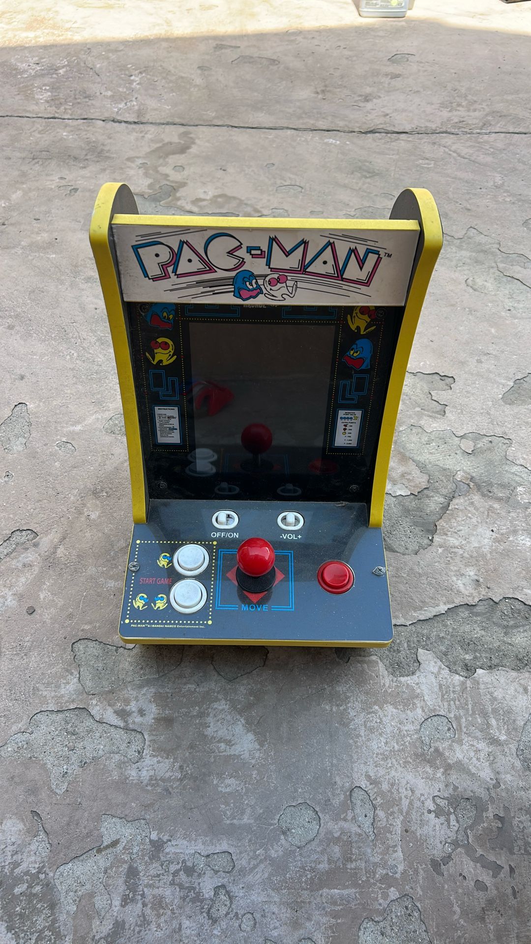 Table Top PAC Man Game