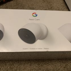 Google Nest Cam 3pc BRAND BEW
