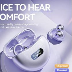 M79 Wireless Earphones Bluetooth 5.4 Ear Clip Headphones Bone Conduction TWS Earbuds SportFACTORY SEALDED NEW