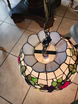 Antique hanging lamp chandelier