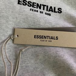 Grey Essentials Hoodie