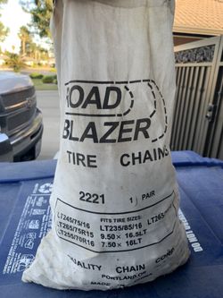 Tire Chains - See Pic For Sizes
