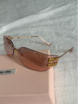 Pink Miu Miu Women’s Sunglasses