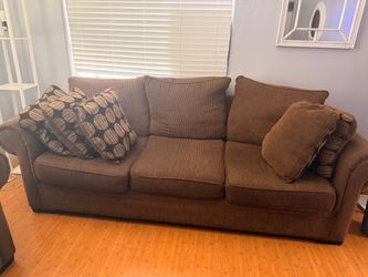 Sofa and love seat Brown