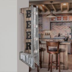 Vintage Bar Beer Light Up Sign 