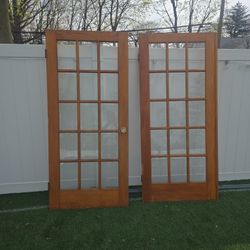 French Doors 80 Inches High X 72 Inches Wide