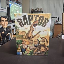 "NEW " Raptor Board Game - It's The Raptors Vs The Scientists - 2 Players Takes 30 Minutes To Play Ages 10+