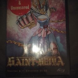 Vintage Saint Seiya Anime Volume 1, 2, 4, 5 & 6. Knights Of The Zodiac Volume 2