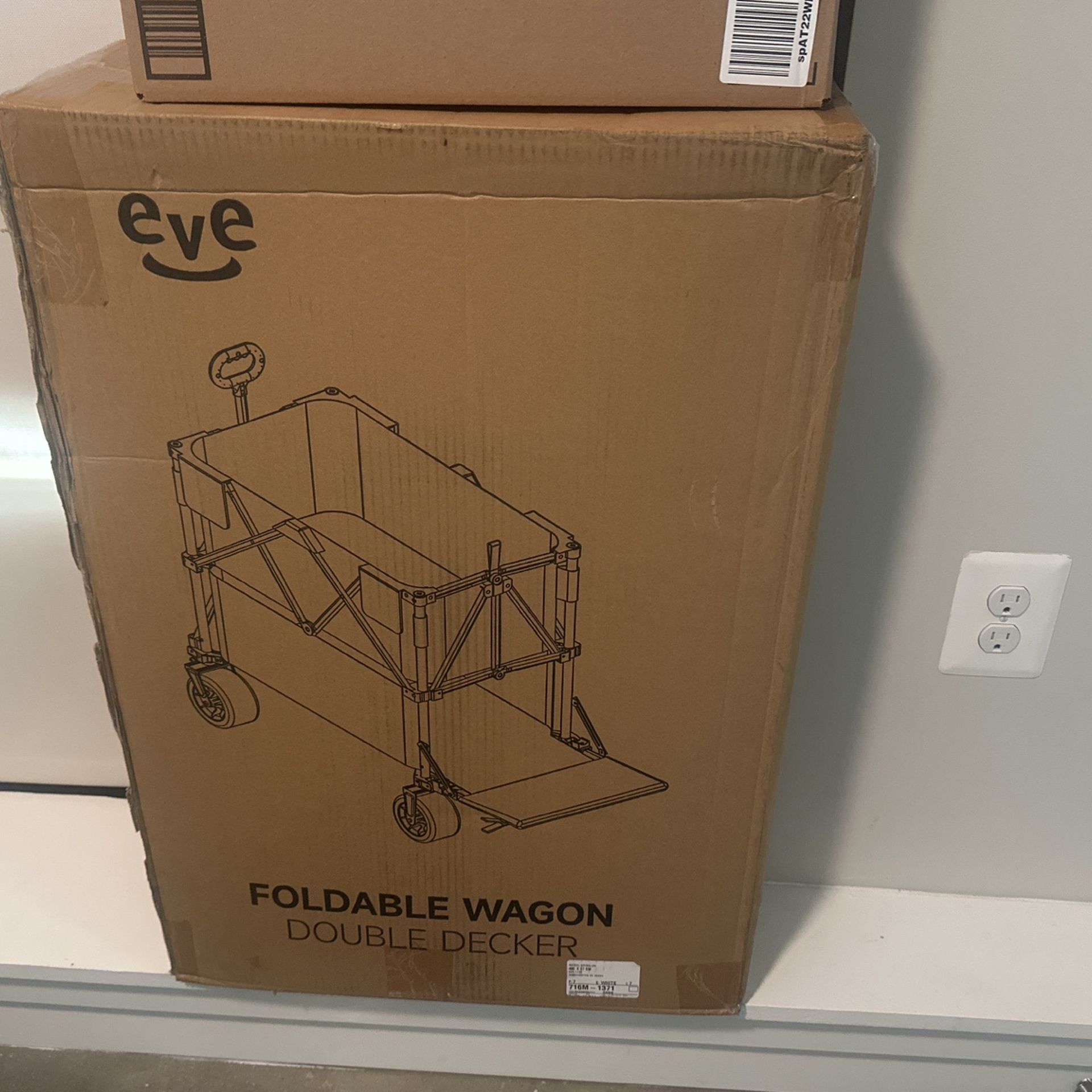 Brand New Foldable Wagon Double Decker