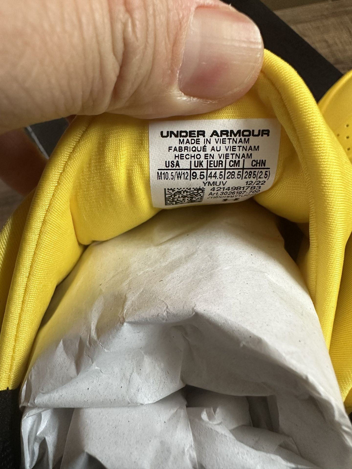 DS Under Armor Unisex SlipSpeed Training Shoes Various Sizes! for