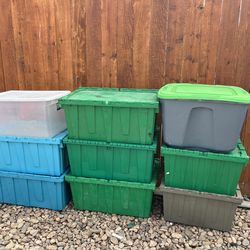 9 - Storages bins with lids