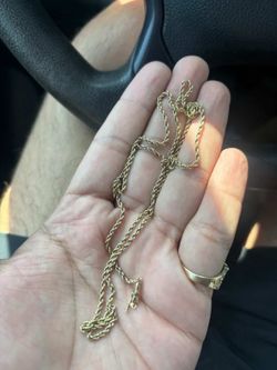 14k rope chain