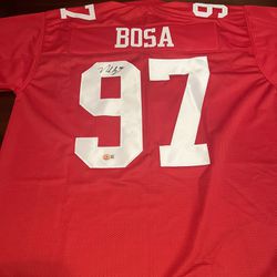 Nick Bosa Signed 49Ers Jersey. Comes With Coa.