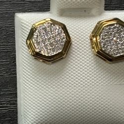 Diamond Stud Earrings 