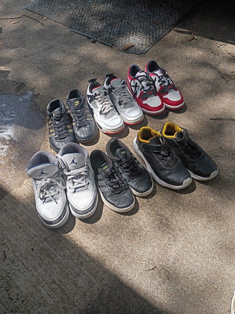 Jordans ,Adidas