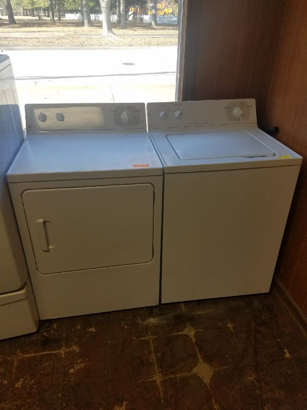 Reconditioned GE WASHER and DRYER. Warranty included in price. Same day