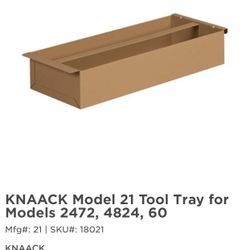Knack Model 21 Tool Tray