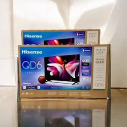 HD88 55QD6 55” Hisense smart 4k led Uhd tv 