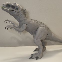 Jurassic World Camp Cretaceous series, the Super Colossal Indominus Rex is approximately 18-in high & 3.5 ft long