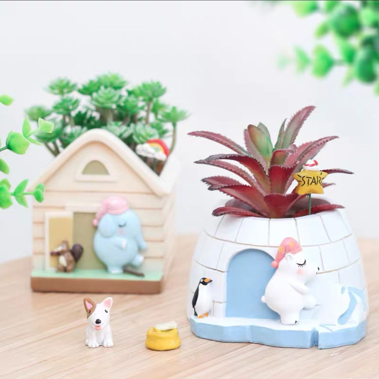 Flower pot, Resin Succulent Pot