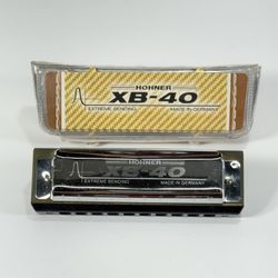 Hohner XB-40 1101/40 Harmonica Key of G With Case ~ Made in Germany