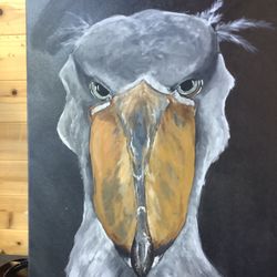 Shoebill Stork Original Painting 