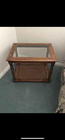 Living Room Table With Glass Top