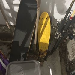 2 High Quality Fast Bearing Skateboards