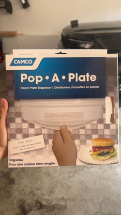 Paper plate dispenser