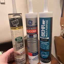 Caulk Silicone Sealant New Never Used