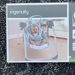 Ingenuity comfort recline baby infant swinger cradle rocker