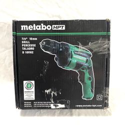 Brand New In The Box Metabo HPT Corded 3/8” Drill Driver. Retails For $107.