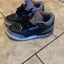 Kids Air Jordan 3 Retro OG Black Cement