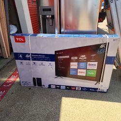55" TCL 4K Smart TV (Brand New In Box)