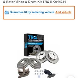 Brakes And Rotors All Way Round