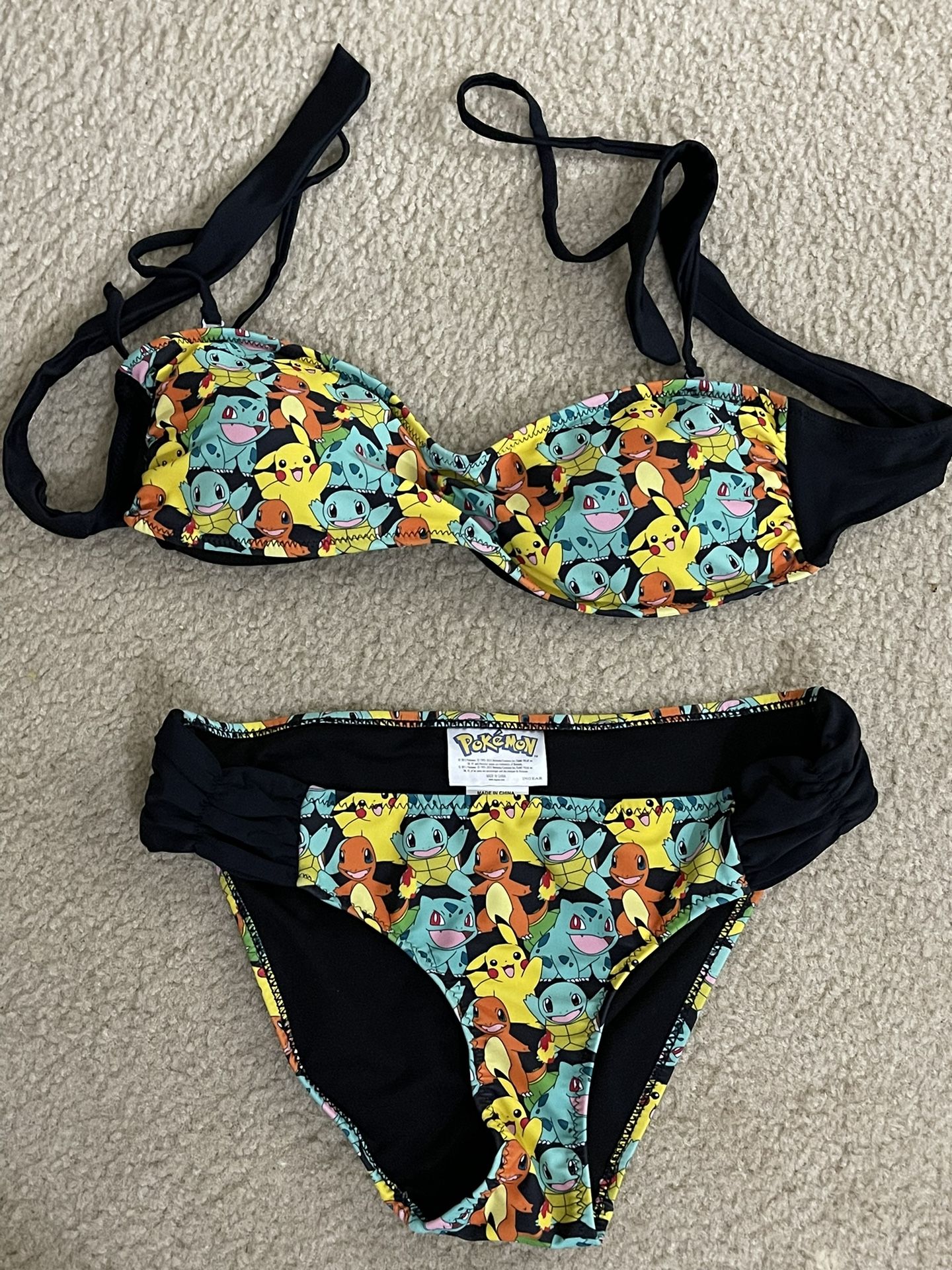 Pokemon Bikini Swimsuit Top or Bottom Excellent Condition XL