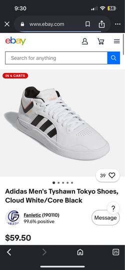 Adidas tyshaw skateboard shoes
