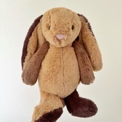 Jellycat Original Bashful Patchwork Brown Bunny