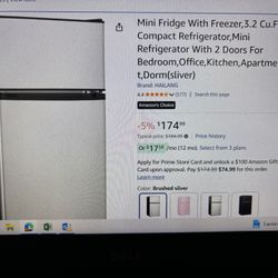 New Mini fridge With Freezer 