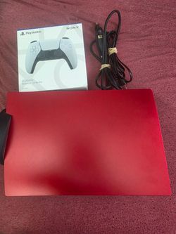 PlayStation 5 (PS5) Console with Red Covers
