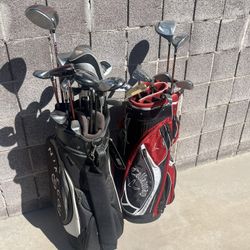 Golf Clubs And Bags 