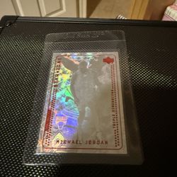 MICHAEL JORDAN 2004 Upper Deck Star Zone Sample Card Hologram Insert RARE #MJ