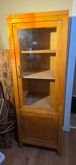 China Hutch Display Cabinets Bar Lights Up