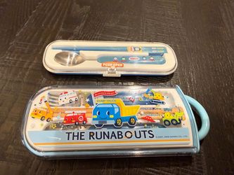 Sanrio The Runabouts + Thomas Kids Utensil Set