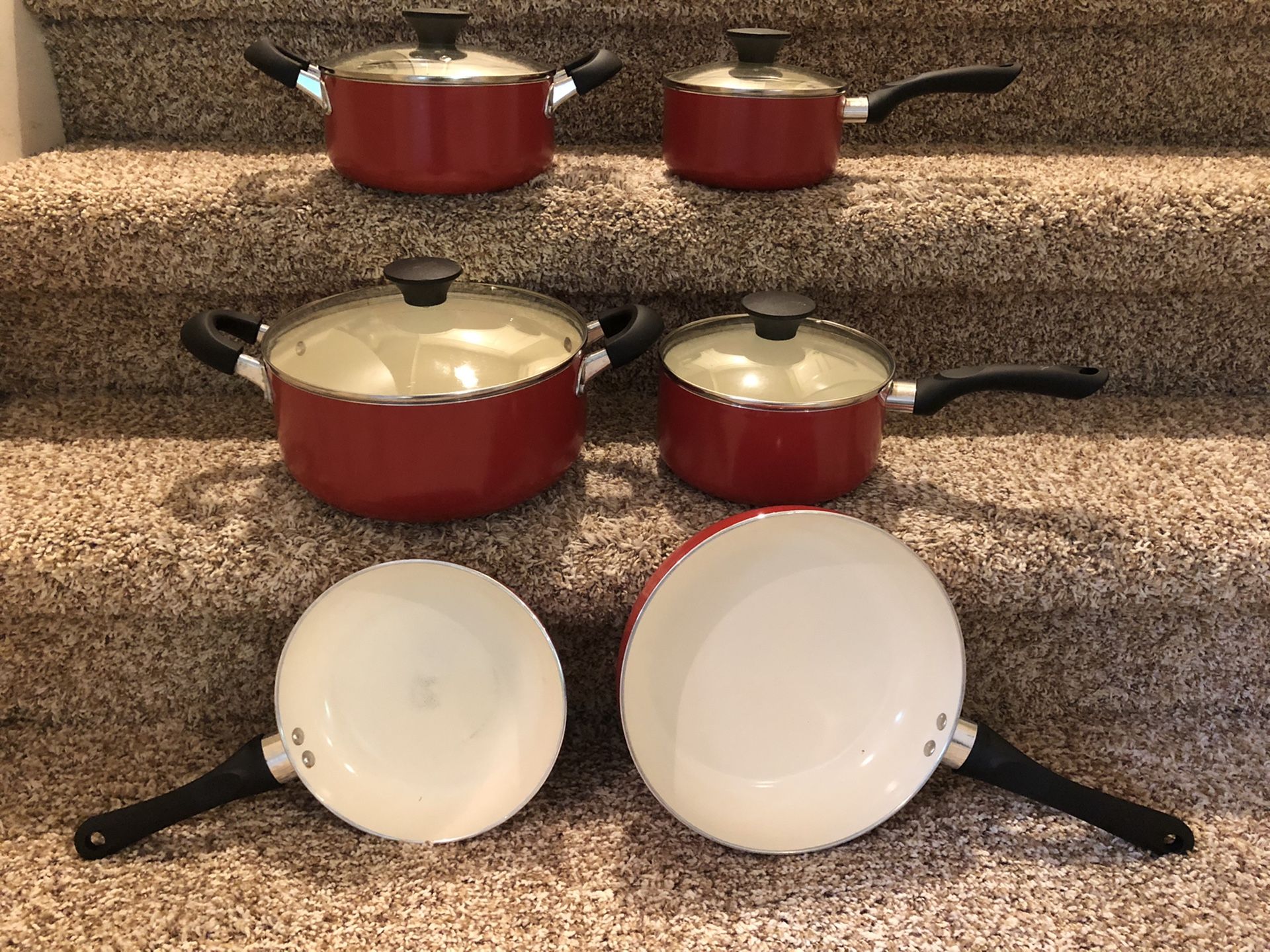 Ceramic Cookware Pots and Pans Set