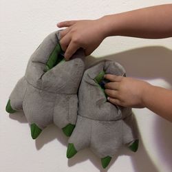Dino slippers