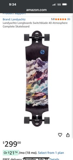 land yachts longboard new
